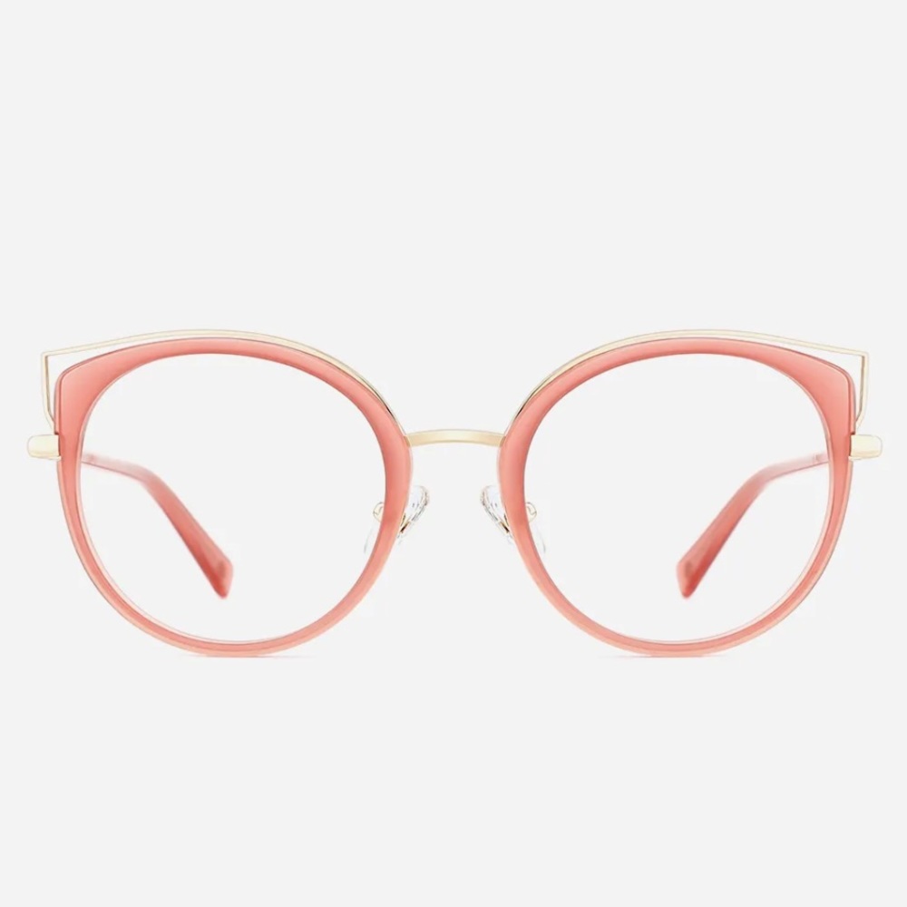 Tijn pink and gold Mamie Glasses